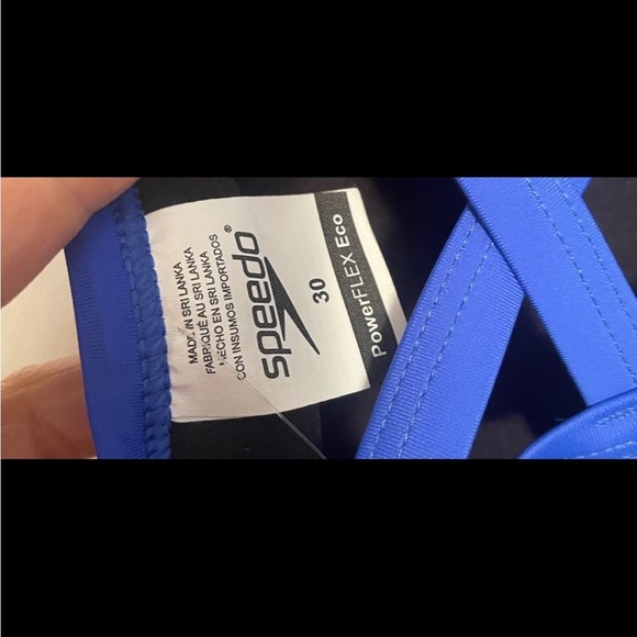 Speedo Women's Swimsuit One Piece PowerFlex Cross Back NWT 30 - Picture 11 of 11